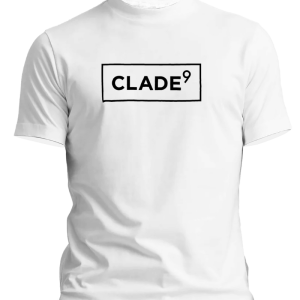 CREW NECK CLADE9 LOGO WHITE