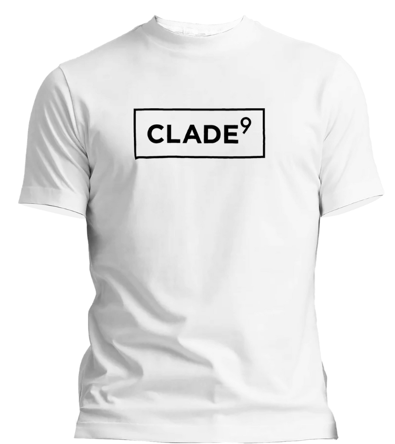 CREW NECK CLADE9 LOGO WHITE