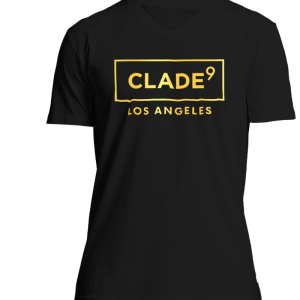 V NECK LOS ANGELES GOLD