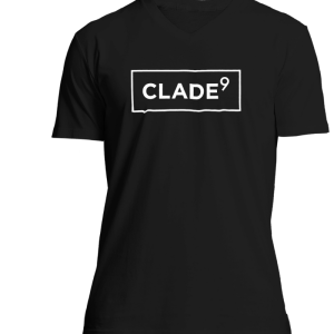 V-NECK CLADE9 LOGO BLACK