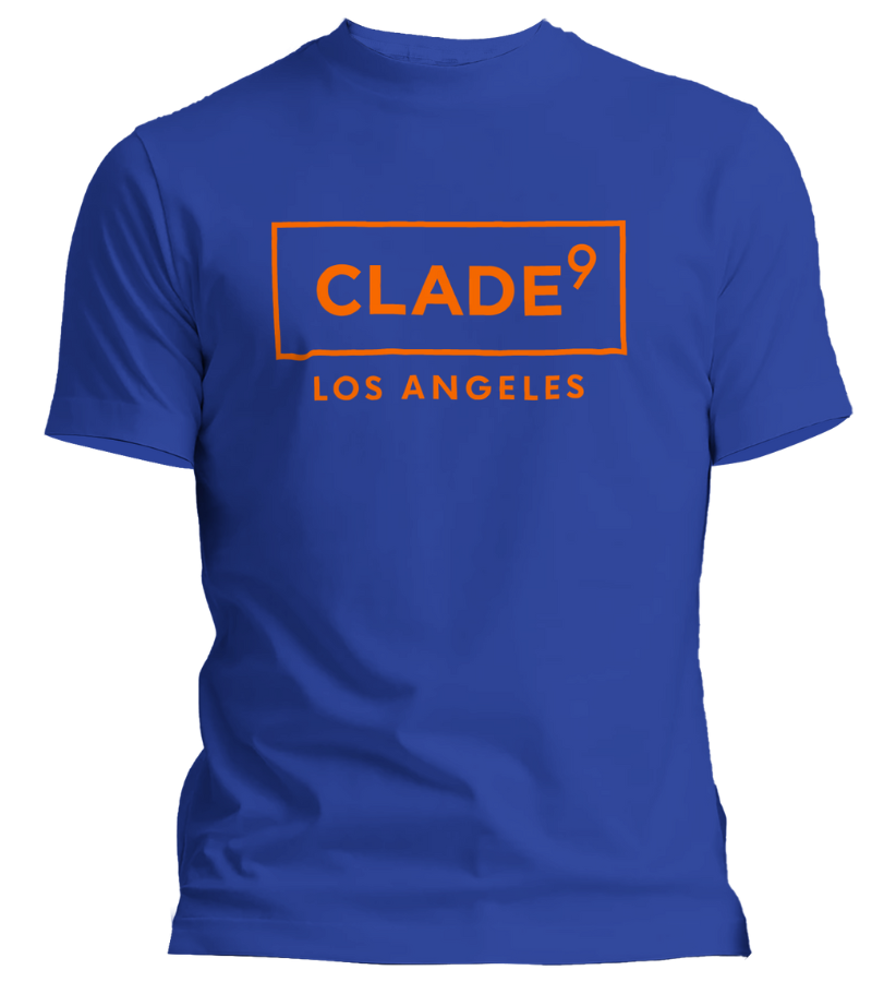 CREW NECK LOS ANGELES BLUE-ORANGE